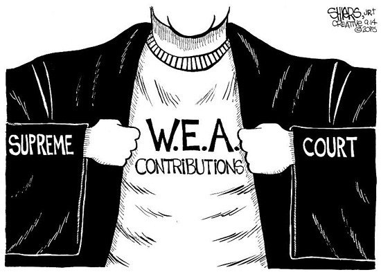 The WEA donated to the Washington State Supreme Court Justices.