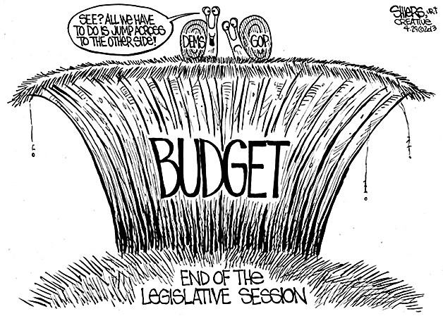 Editorial cartoon for May 1.