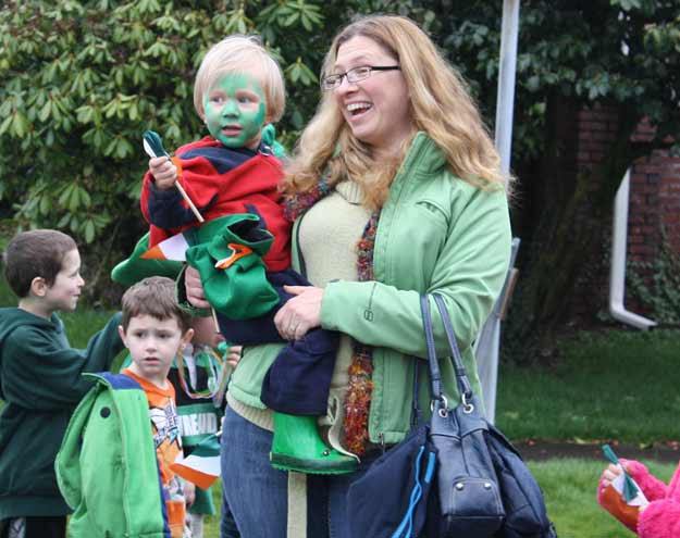 Resident of all ages wore their finest greenery for the annual Sumner Downtown St. Patrick's Day Parade