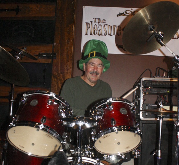 The Pleasure Hounds performed on St. Patrick's Day at the Rendezvous Wine and Brew in Enumclaw.