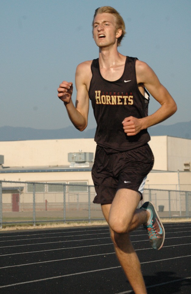 Enumclaw’s Alec Rhome was first across the finish line as the Hornets beat Bonney Lake. For scores and details