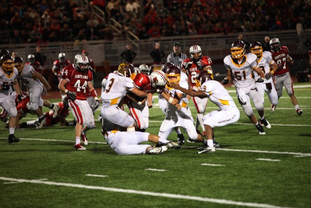 White River lost in the closing moments of the game Sept. 21 against Orting.