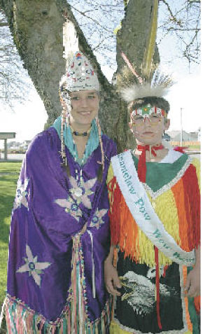 Pow-Wow Princess Tanya Taff and Warrior Santos Bonnell will lead Saturday’s activities.