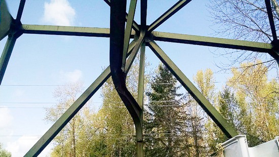 The White River Bridge was closed April 4 for about a week when an inspection found the overhead structural damage.