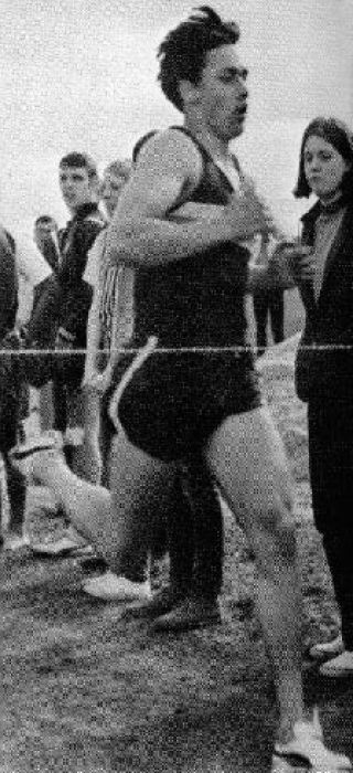 Dave Van Hoof regularly was the first to break the tape during the 1970 track season.