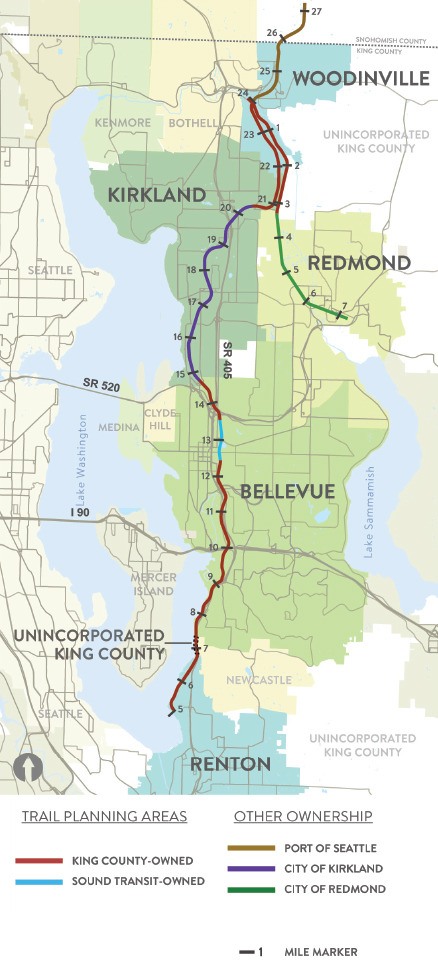 King County’s rail removal project would more than double the length of the corridor that is free of the old rails.