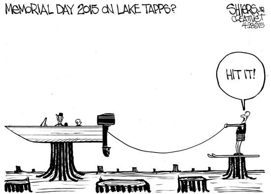 Lake Tapps will most likely not be filled by Memorial Day.