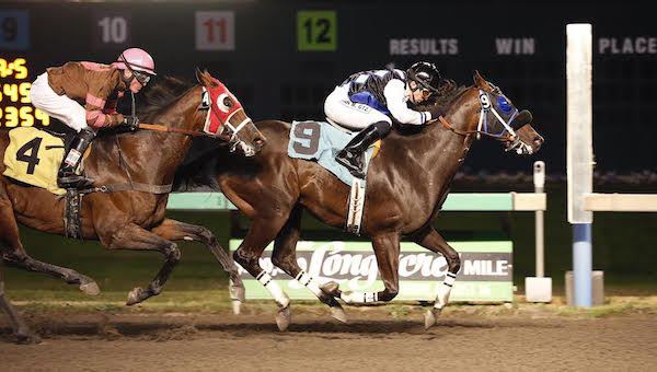 Where's My Voucher and Juan Gutierrez notch a feature-race victory Friday