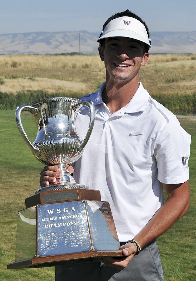 Enumclaw’s Tyler Salsbury played his way to the pinnacle of the state’s amateur golfing world.
