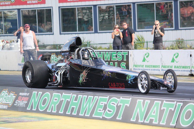 Wednesday August 14th through Sunday the 18th brought the NHRA Lucas Oil Drag Racing Series to the Northwest and Top Dragster class was Enumclaw’s Staci Nowak in her ’99 Mullis dragster powered by a Chevrolet 598 CI engine. F Photo by Bill Archer
