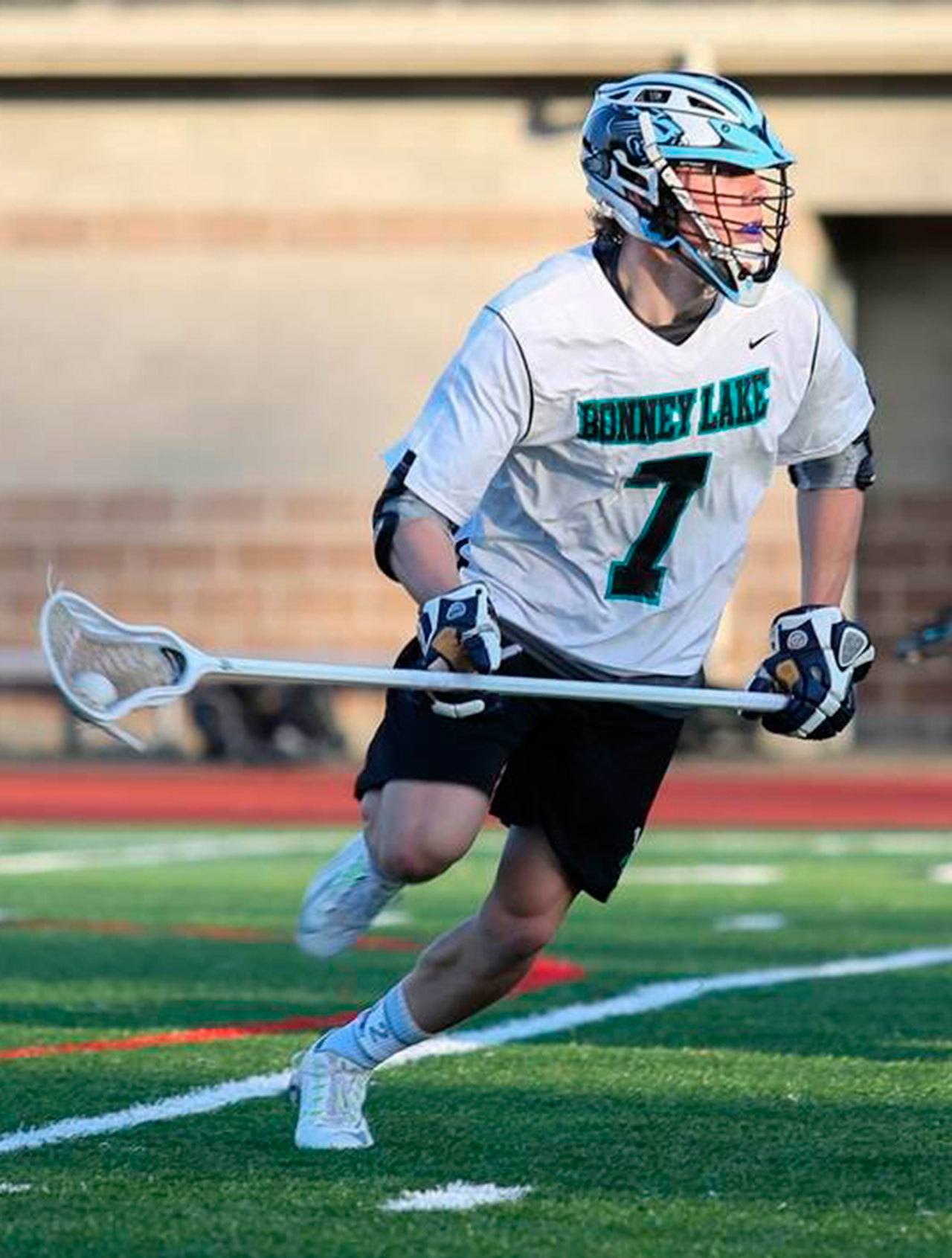 Reilly Nelson has one more season with Bonney Lake High, then it&rsquo;s off to Colorado Mesa University to play collegiate lacrosse. Submitted photo.