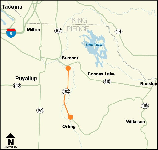 State Route 162 improvement public survey complete
