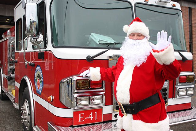 King County Fire Department 28 will be accompanying Santa through Enumclaw Dec. 14-17. Photo courtesy of Fire Department 28.