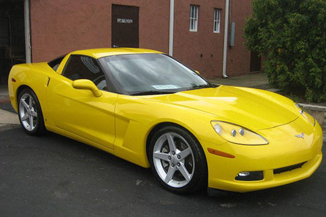 A yellow, 2006-2013 Corvette-C6 Generation, similar to the car being sought by the WSP. Submitted image.