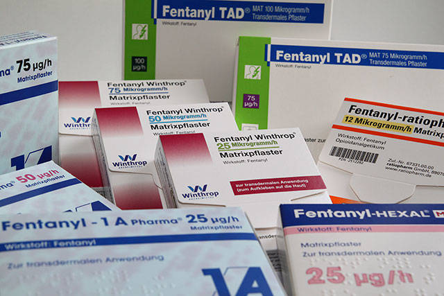 Pharmaceutical fentanyl is typically only available at hospitals for surgeries and occasionally prescribed as a transdermal patch or a lollipop form to treat patients’ severe pain.