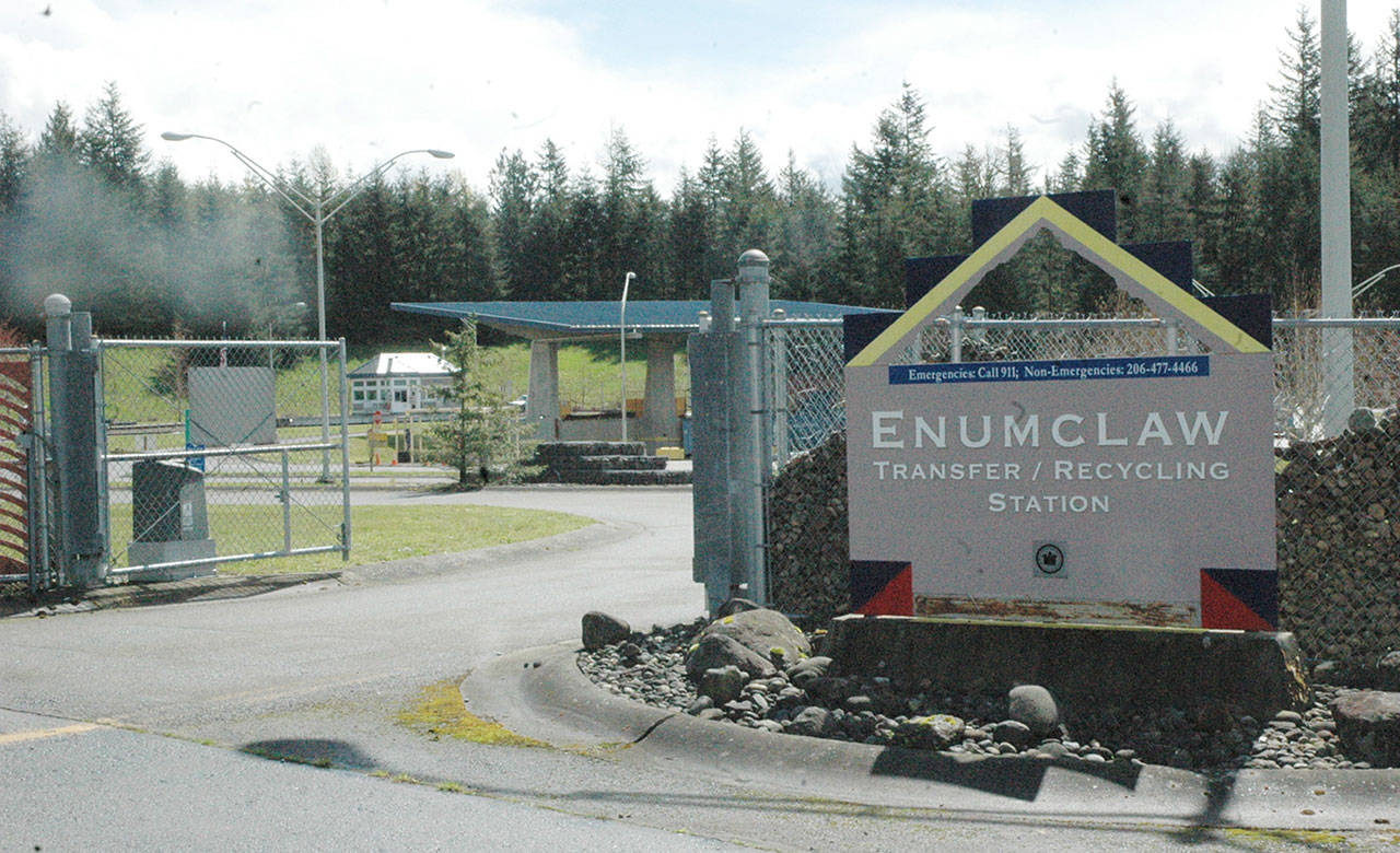 The Enumclaw Transfer Station took in more than 21,000 tons of garbage and 25.5 tons of recyclables and compostables in 2016. Photo by Kevin Hanson.
