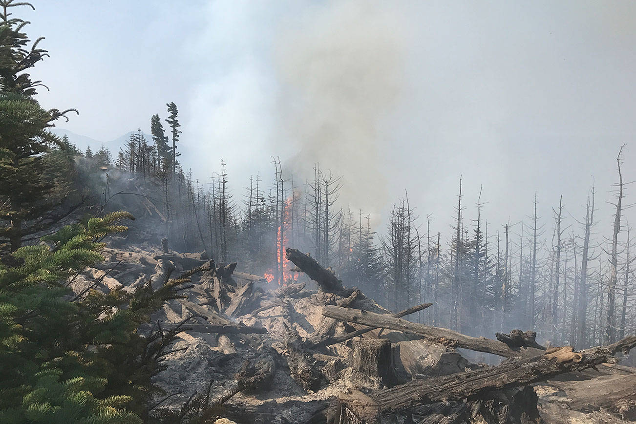 Fire teams battle Burnt Mountain and East Fork No. 2 fires