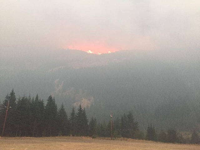 Norse Peak fire causes evacuation of Crystal Mountain Resort.                                Courtesy photo