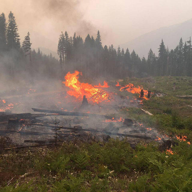 Sawmill Creek fire. Courtesy state Department of Natural Resources