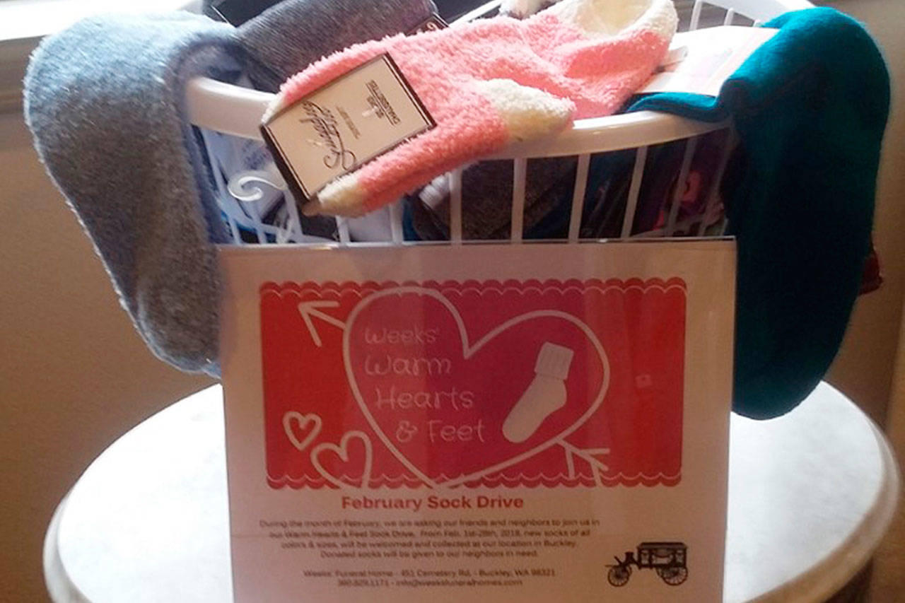 ‘Warm Hearts ‘ sock drive will continue through end of month