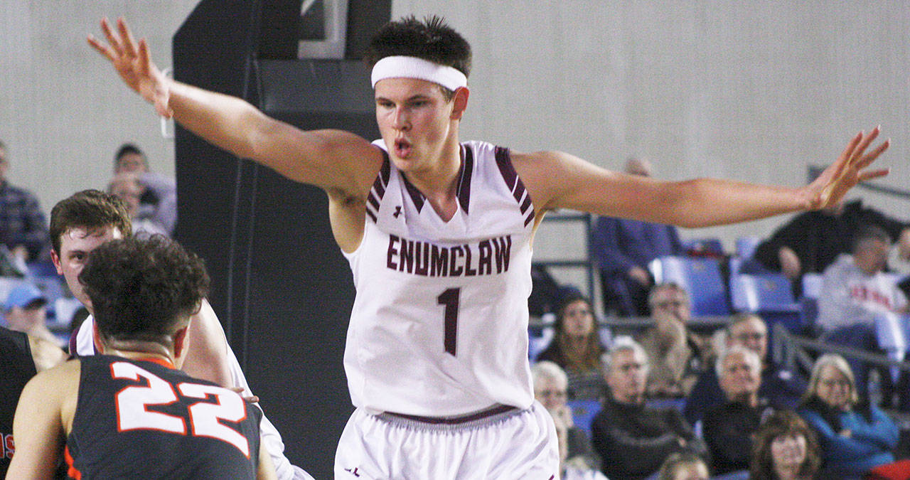 Kaden Anderson, a 6-7 senior, led Enumclaw to a 23-9 record. Submitted photo