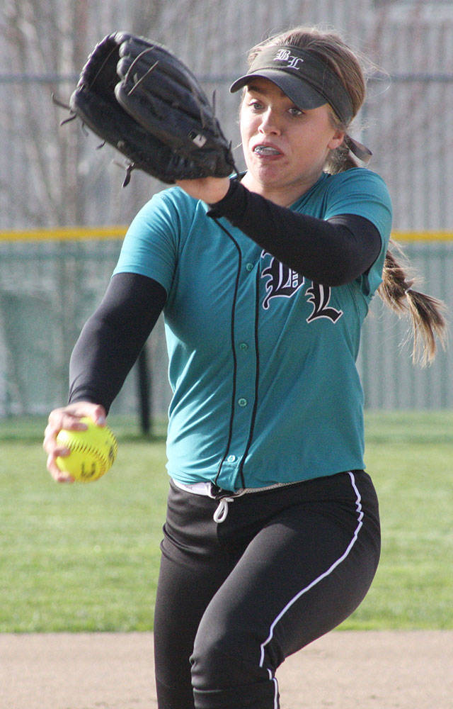 Brooke Nelson was untouchable against the Stadium Tigers, striking out 24 batters and walking one, earning her third no-hitter of the season. KEVIN HANSON PHOTO