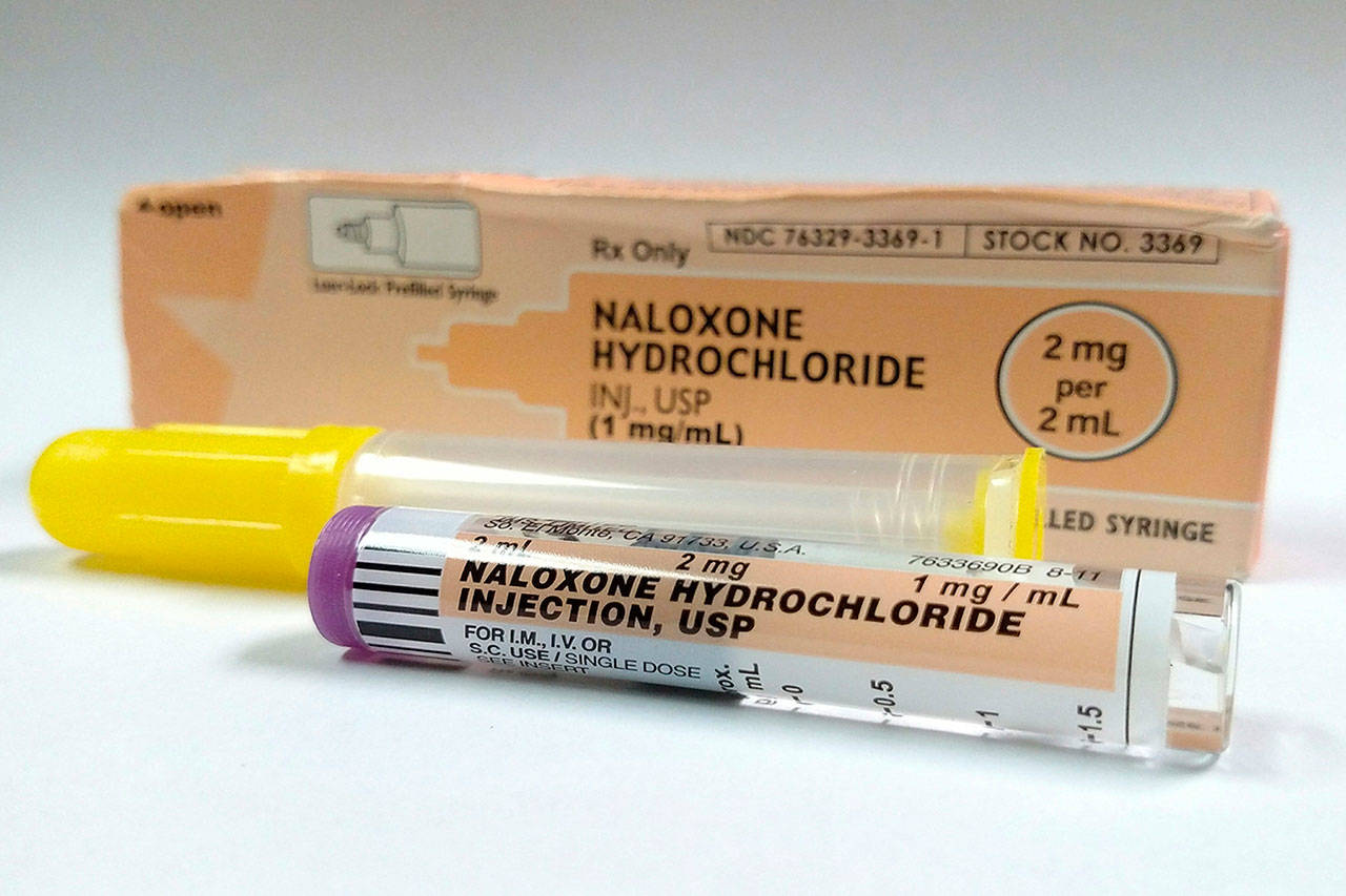 The drug Naloxone can quickly reverse the potentially fatal effects of an opioid overdose. Image courtesy Wikipedia Commons