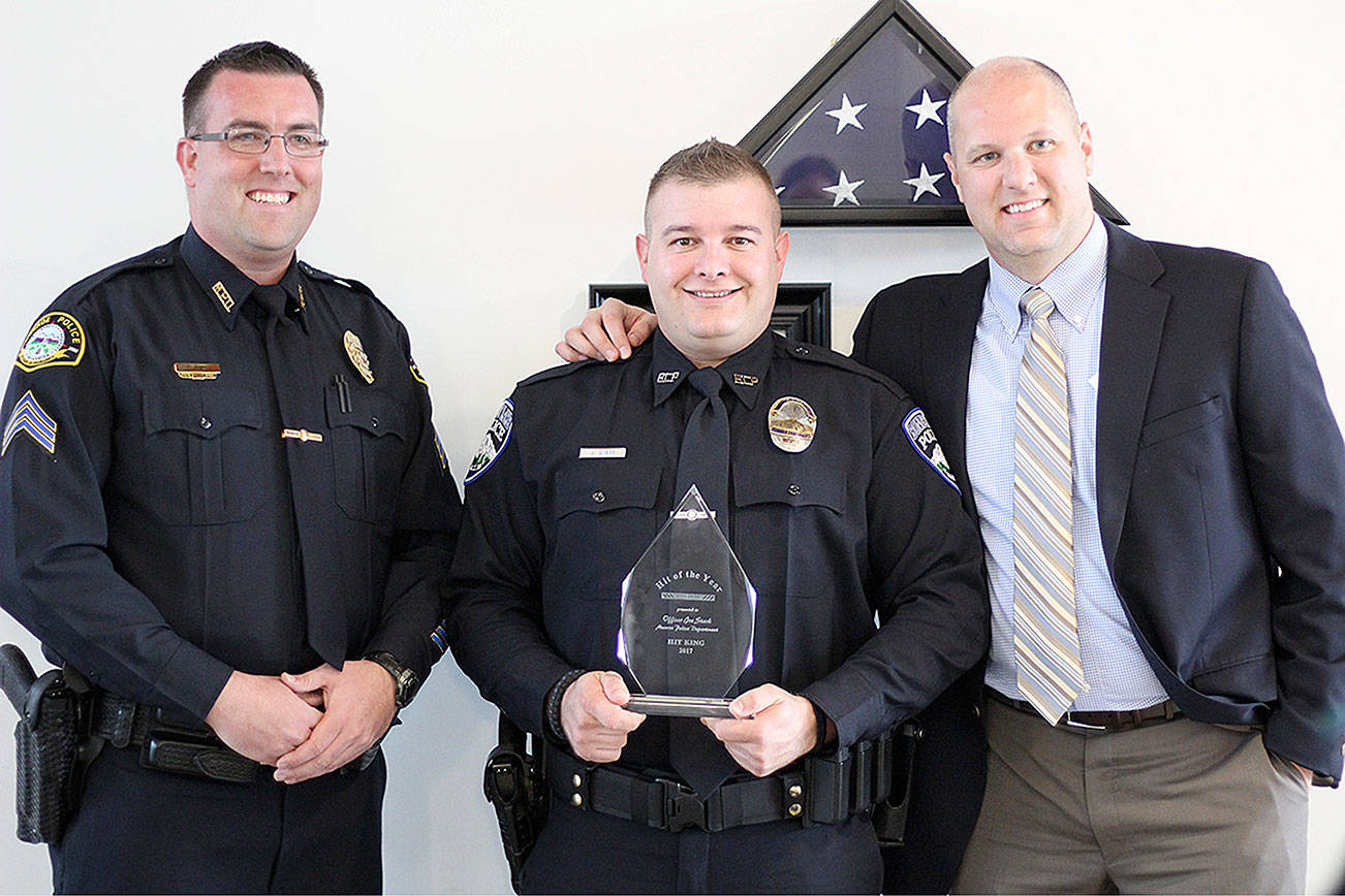 Bonney Lake officer recognized for actions during kidnapping, car chase