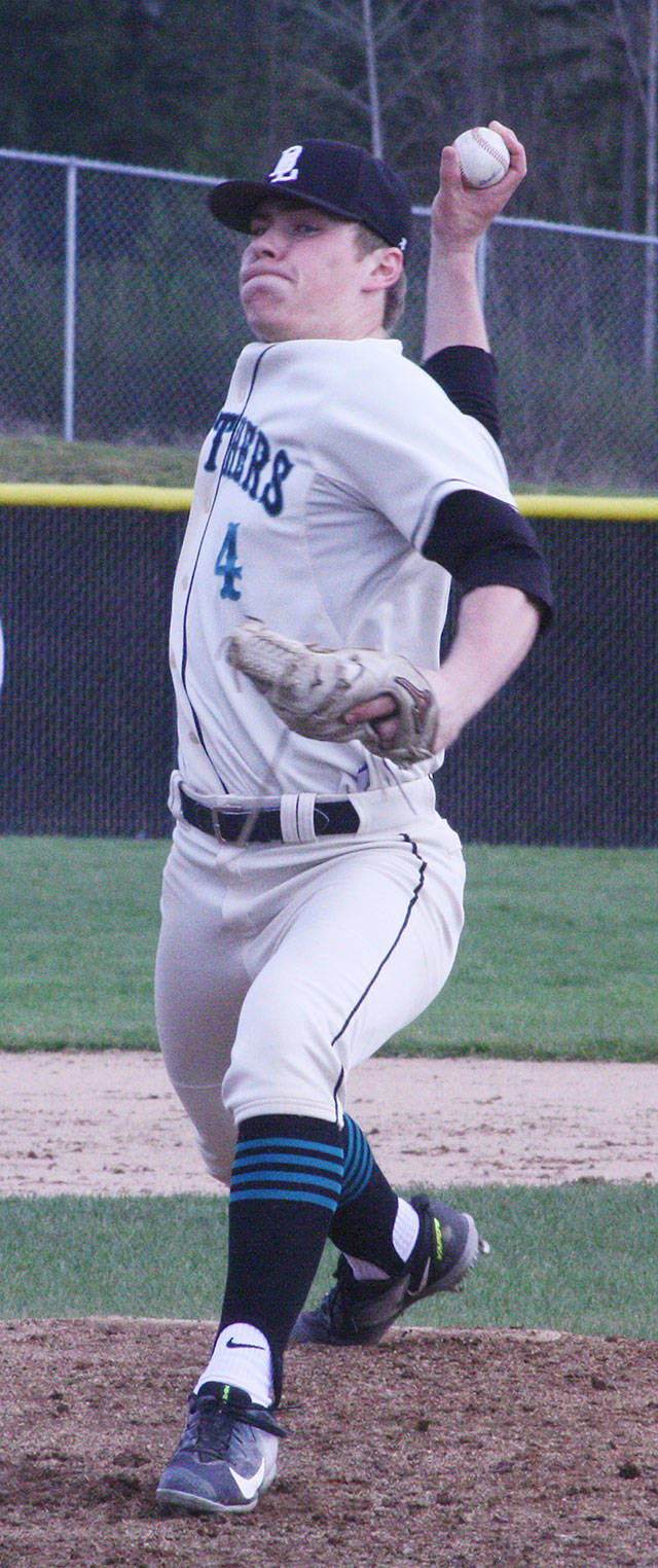 Kaiden Hammond, senior pitcher, has helped the Panthers take the No. 6 seed in the state 3A tournament. File photo