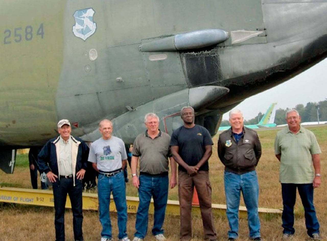 Museum of Flight                                The crew of “Midnight Express” B-52 in 2012.