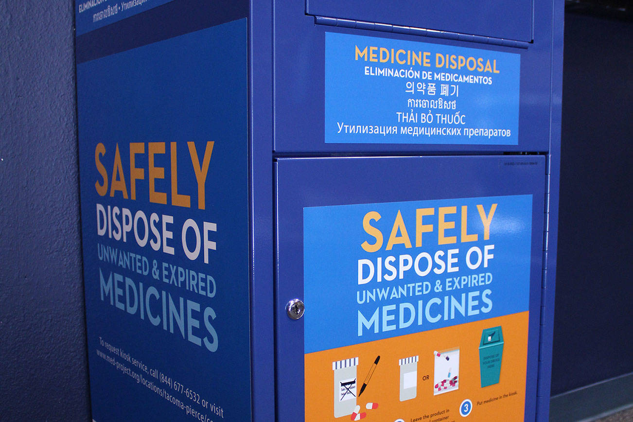 Medication drop-off box available in Bonney Lake