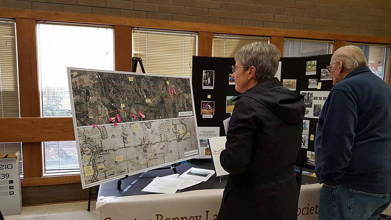 The Greater Bonney Lake Historical Society was one of many that participated in February’s Pierce County history event, hosted by the Pierce County Library System to encourage Pierce County residents to learn about their area’s history and heritage. Photo courtesy GBLHS
