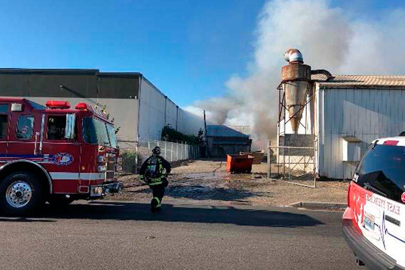 Commercial fire destroys two buildings in Sumner | East Pierce Fire and Rescue