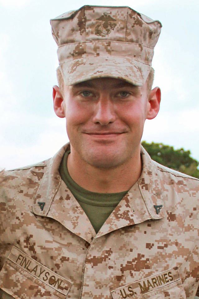 LCpl David Finlayson died November 2013 from sudden cardiac arrest. Submitted photo