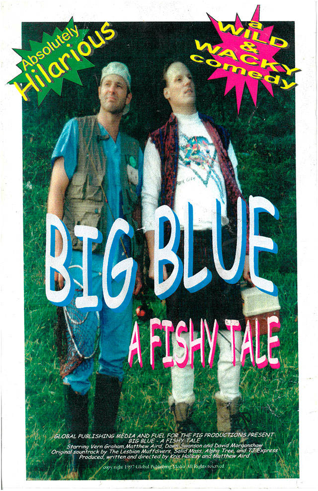 The original cover art for “Big Blue: A Fishy Tale.” Image courtesy of Matt Aird