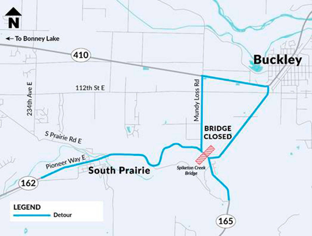 UPDATE: Buckley Spiketon Bridge early | Department of Transportation