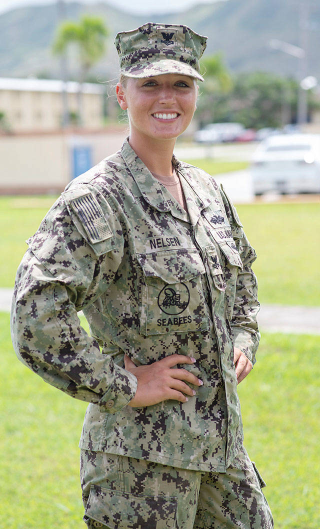 Enumclaw native Felisha Nelsen is stationed in Guam, using her talents to aid the mission of the U.S. Navy. PHOTO COURTESY U.S. NAVY/JACKSON BROWN