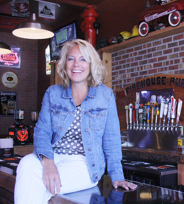 Marnie Hayes went to great lengths to assure that her regular Firehouse Pub customers were comfortable in her new location. KEVIN HANSON PHOTO