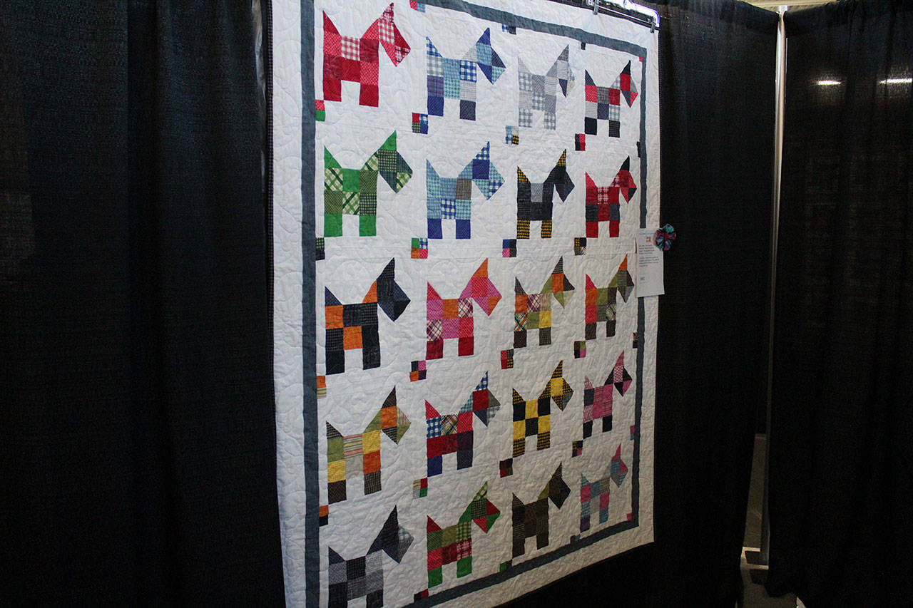 One of the dozens of quilts that will be shown at the show this Saturday. Photo by Ray Miller-Still