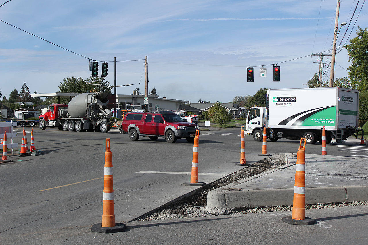 Traffic between Park Avenue in Buckley, pictured, and 244th in Enumclaw can be horrendous, as local commuters know. The Department of Transportation is looking at how to reduce that congestion, and will be letting the public know some of its potential strategies during upcoming open houses. Photo by Ray Miller-Still