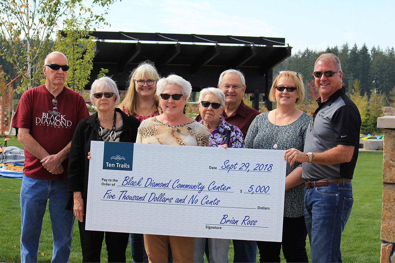 Black Diamond Community Center, two other organizations receive Ten Trails donations | Oakpointe