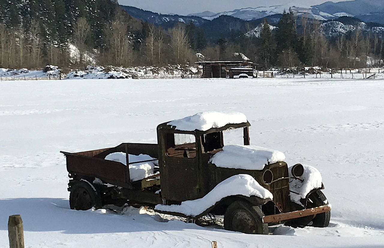 Enumclaw experienced heavy snowfall in early February, which closed down local school districts for multiple days. Photo by Connie Johnson