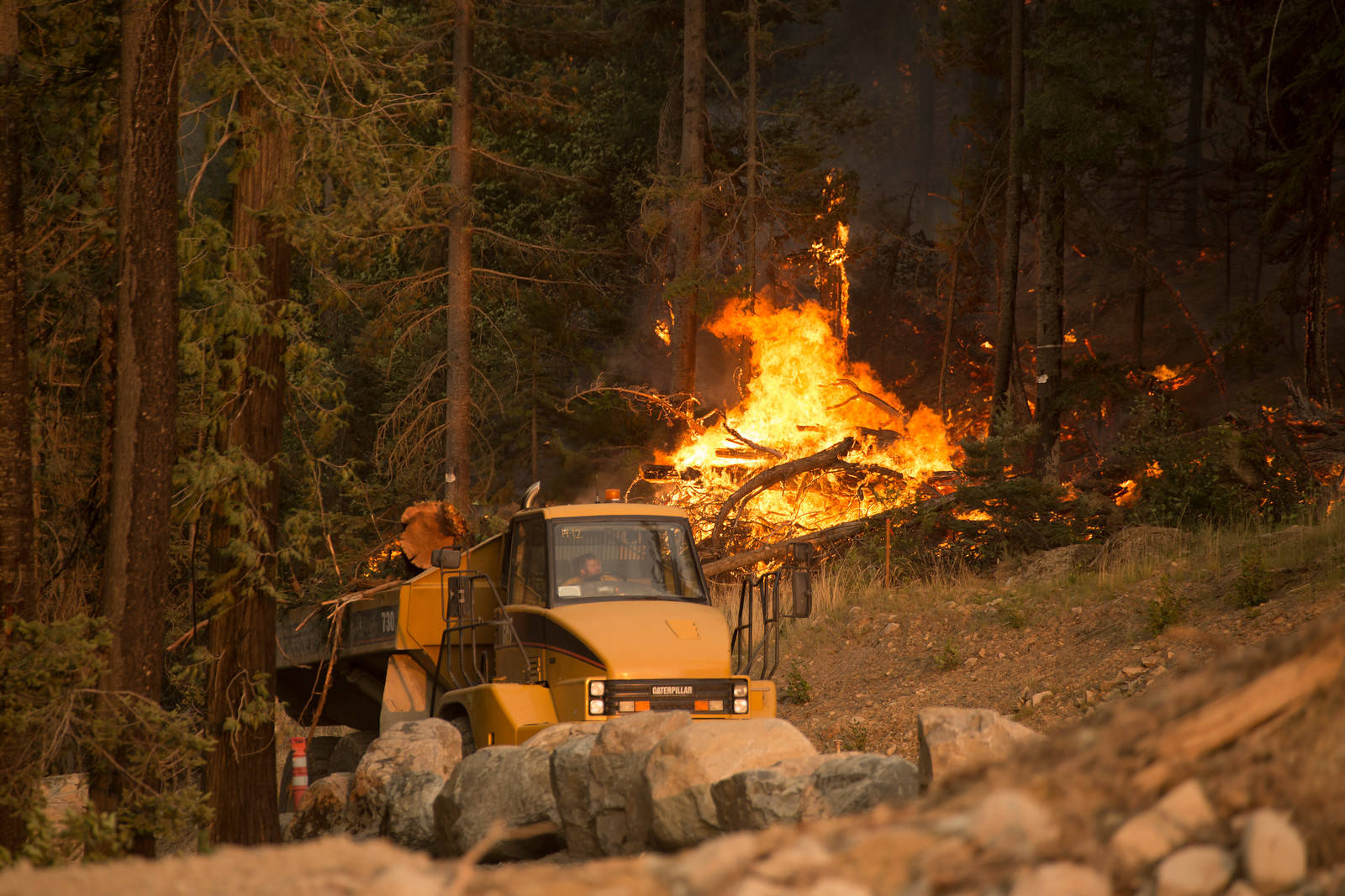 The 2015 Wolverine Fire in the Okanogan-Wenatchee National Forest near Lake Chelan. Photo courtesy of Washington Department of Natural Resources/Kari Greer