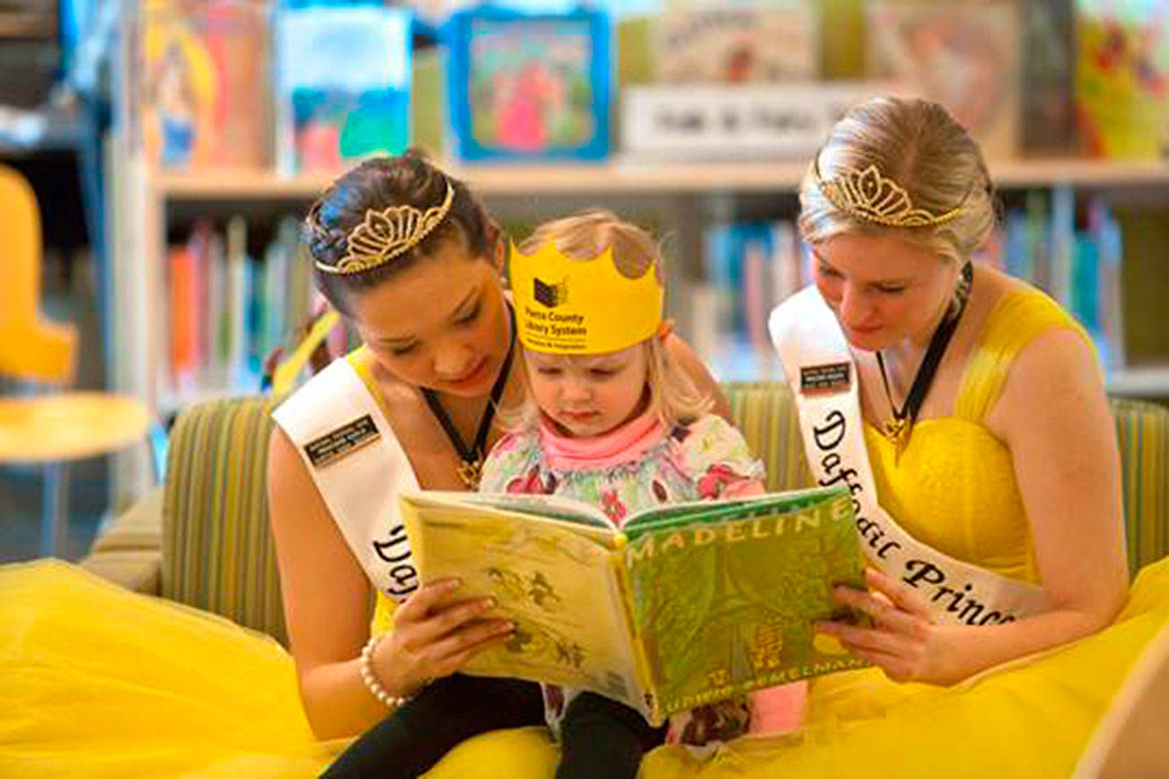 Daffodil princesses appear at local libraries