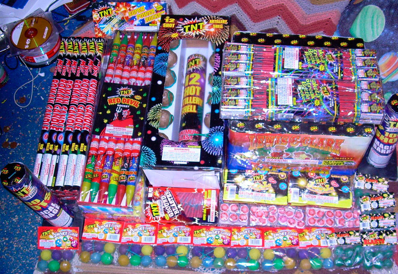 Only “consumer,” “common,” or “safe and sane” fireworks are allowed to be sold and lit during the Fourth of July. Courtesy image