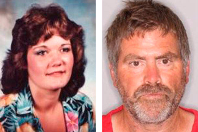 Former Enumclaw resident Kevin Jokumsen will soon be on trial for allegedly killing his wife, Donna Mae (Douglas) Jokumsen, back in 1987. Contributed photos