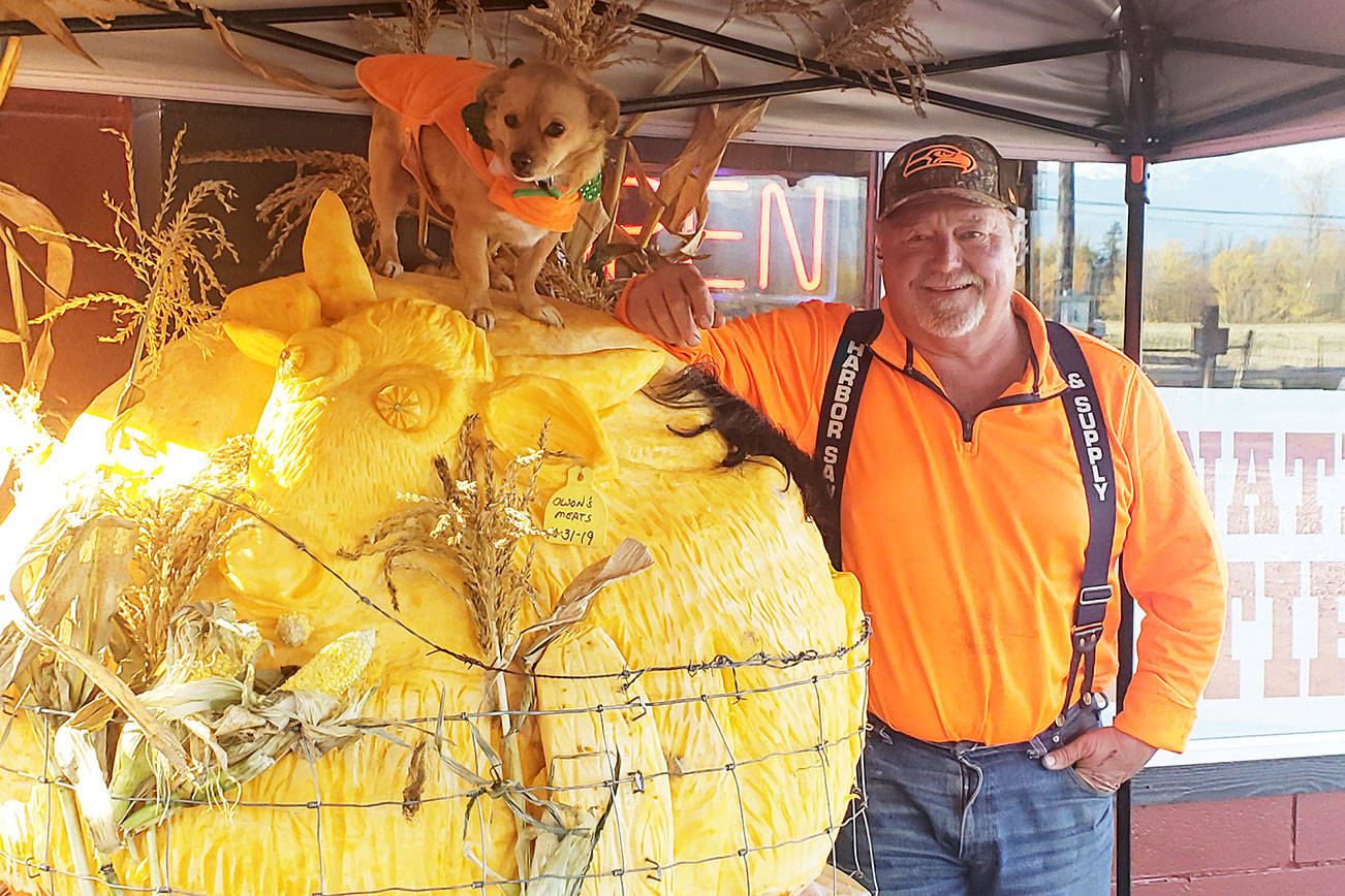 Local artist carves 500-plus pound pumpkin