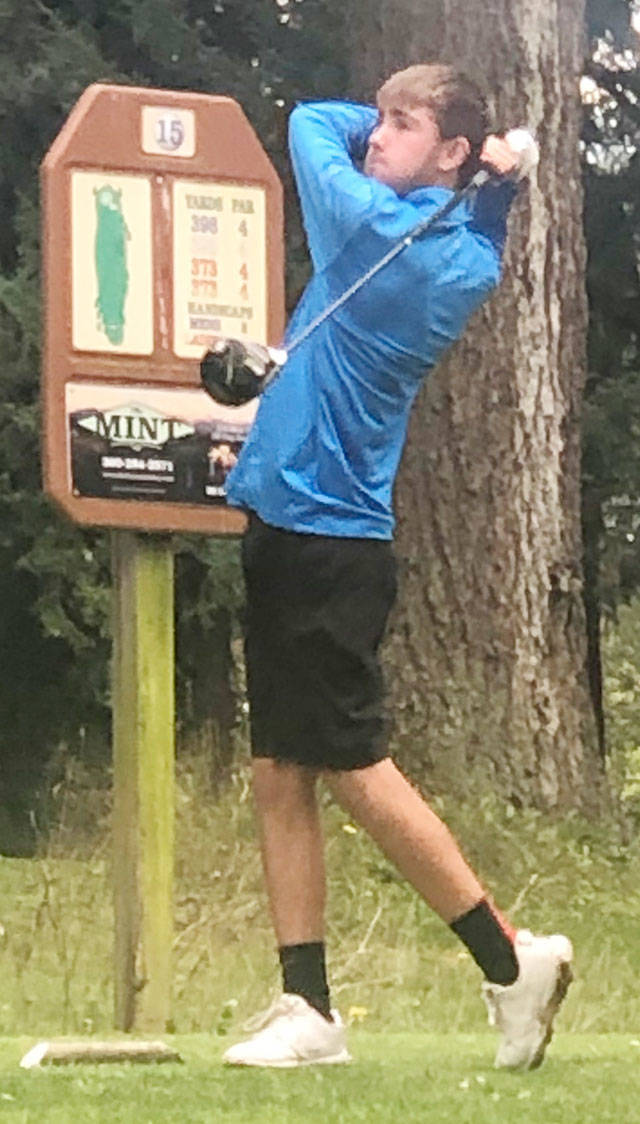 Zach Miller, top golfer for the White River boys team, was named by the WIAA as an Athlete of the Week. Contributed photo.
