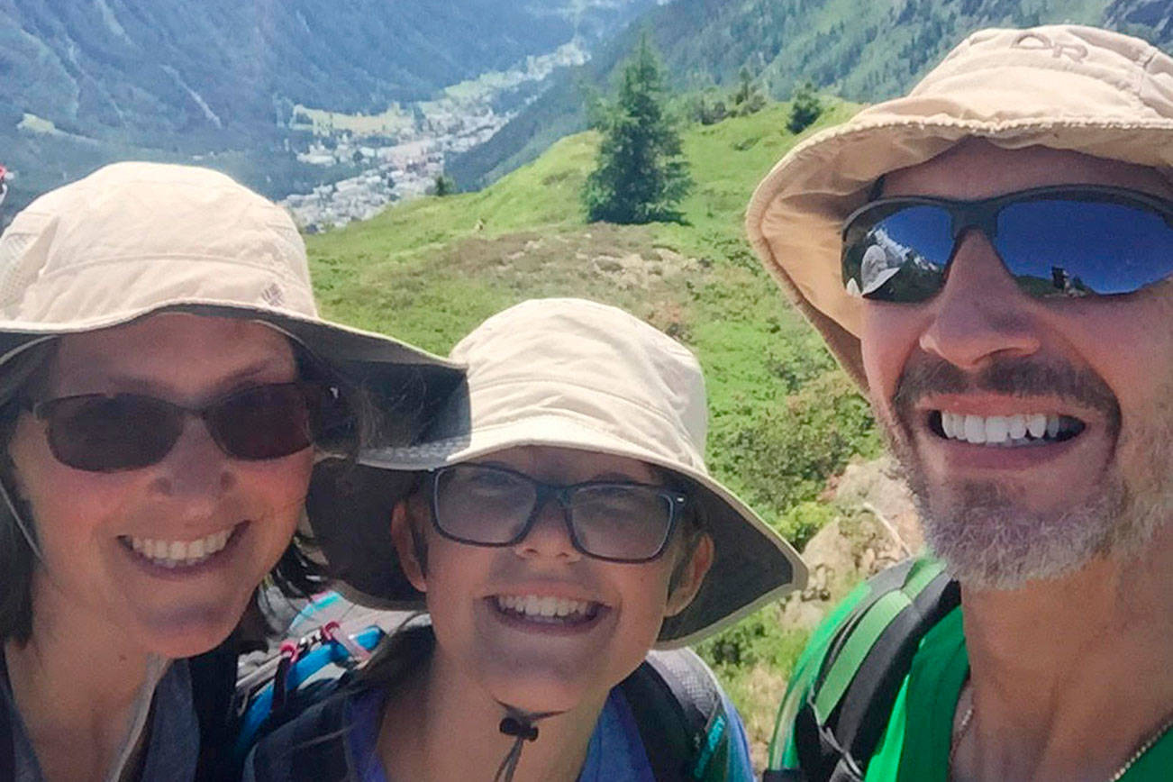 Family finishes Tour du Mont Blanc