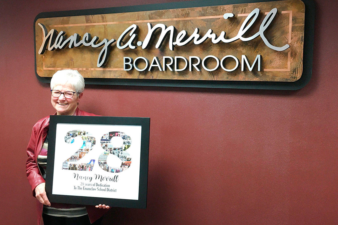 After 28 years of service, Nancy Merrill offers a goodbye to school board